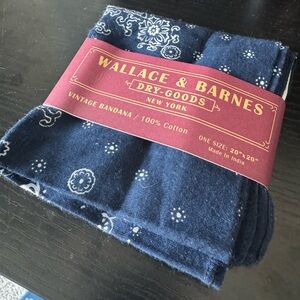 Wallace & Barnes Navy Blue Bandana